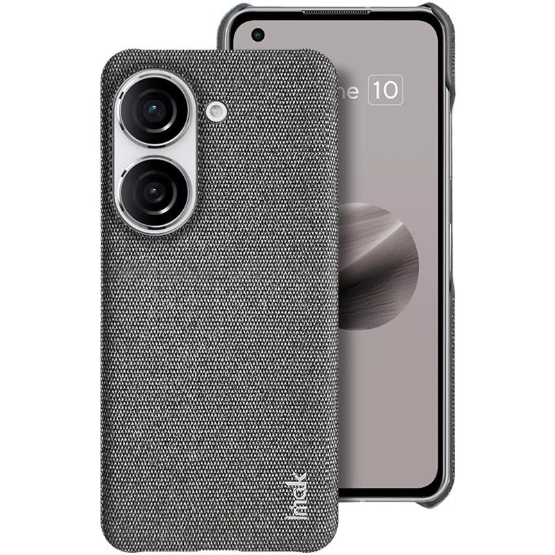 IMAK Ruiyi Serie für Asus Zenfone 9 5G/Zenfone 10 5G Stofftextur Handyhülle PU-Lederbeschichtete PC-Abdeckung