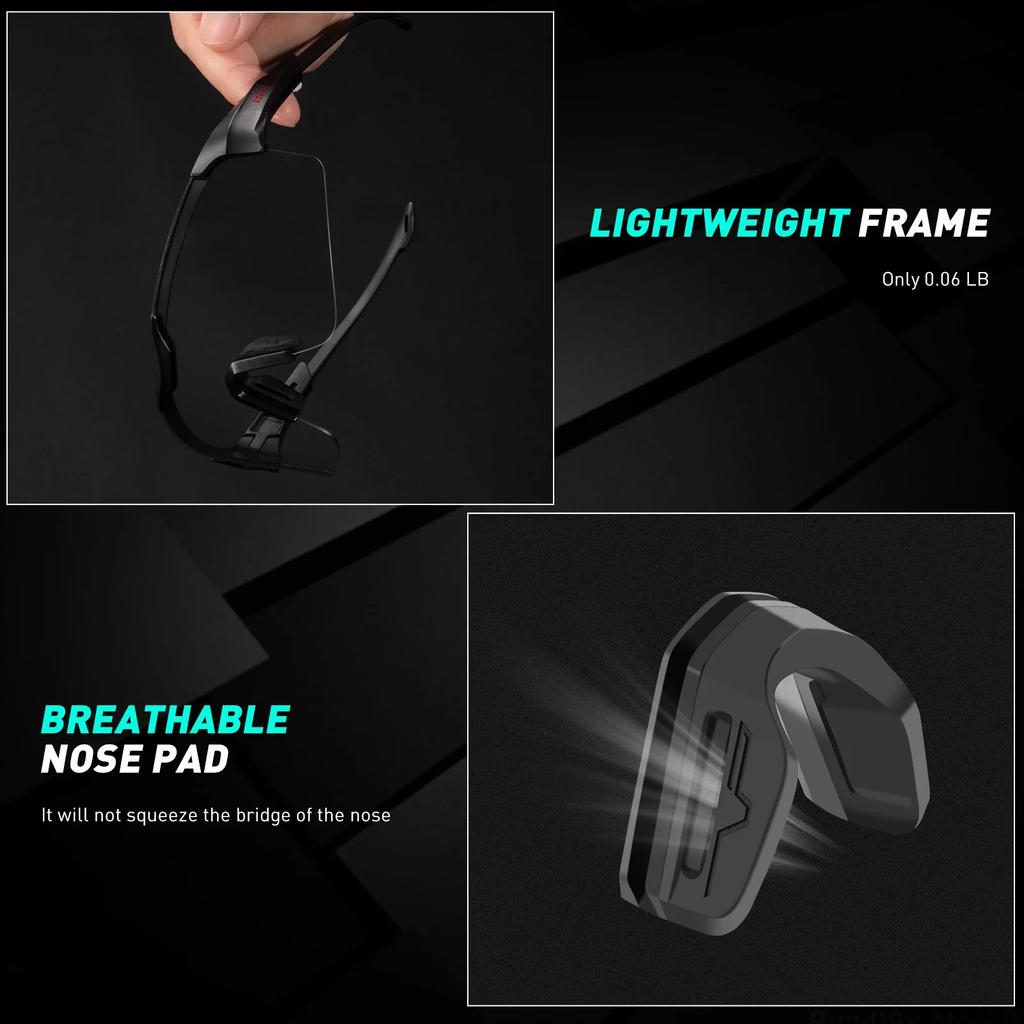 Pochromic Cycling Glasses Bike Sunglasses UV400 Running Sports Bicycle Eyewear Goggles Outdoor MTB Sunglasses Eyepieces