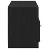 TV Cabinet Black Oak Look 150 x 33.5 x 45 cm