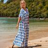 Loose-Fit Cotton Holiday Robe: Sun Protection Beach Jacket and Bikini Cover-Up