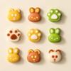 DIY Baby Food Steamed Cake Mold Creative Cartoon Baking Mold Silicone Cake Mold  Baking Tool
