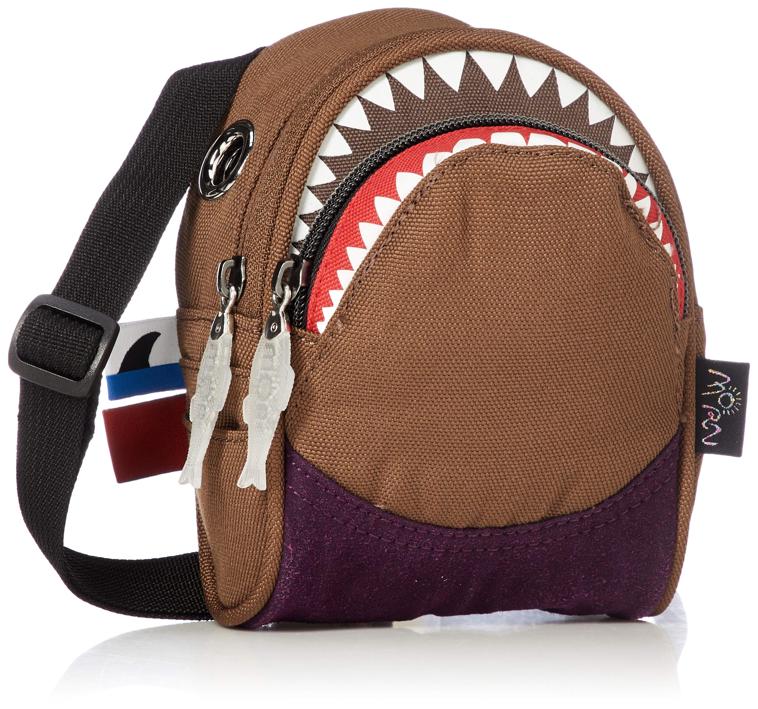 

MORN CREATIONS Shark Pouch Dark Brown