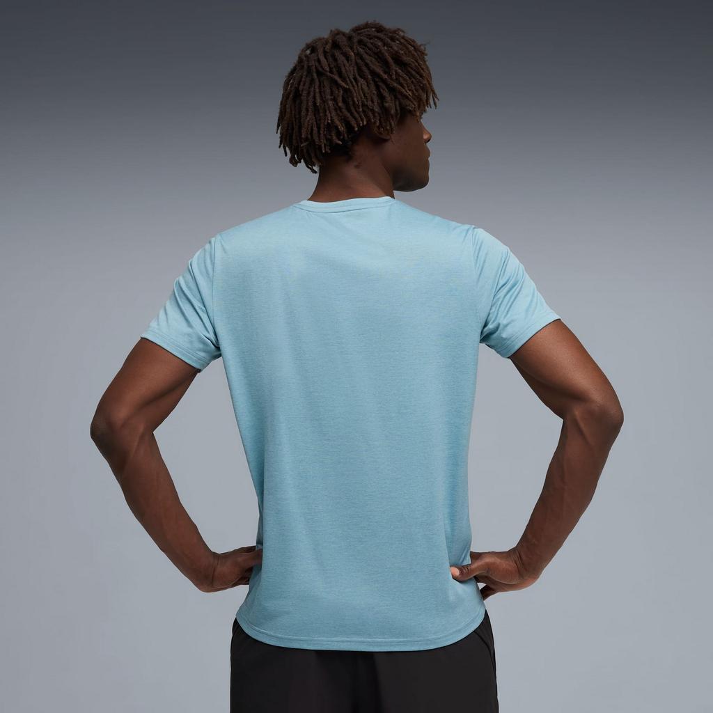 Puma TAD ESSENTIALS HEATHER CAT men's T-shirt blue 52592099 r L