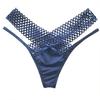 2 Pcs Postpartum Sheer Mesh Underwear for Women Low Waist See Through Thong Breathable Ultra Thin V String Panties