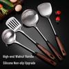 Jing Zhifeng Stainless Steel Kitchen Utensils with Walnut Handles