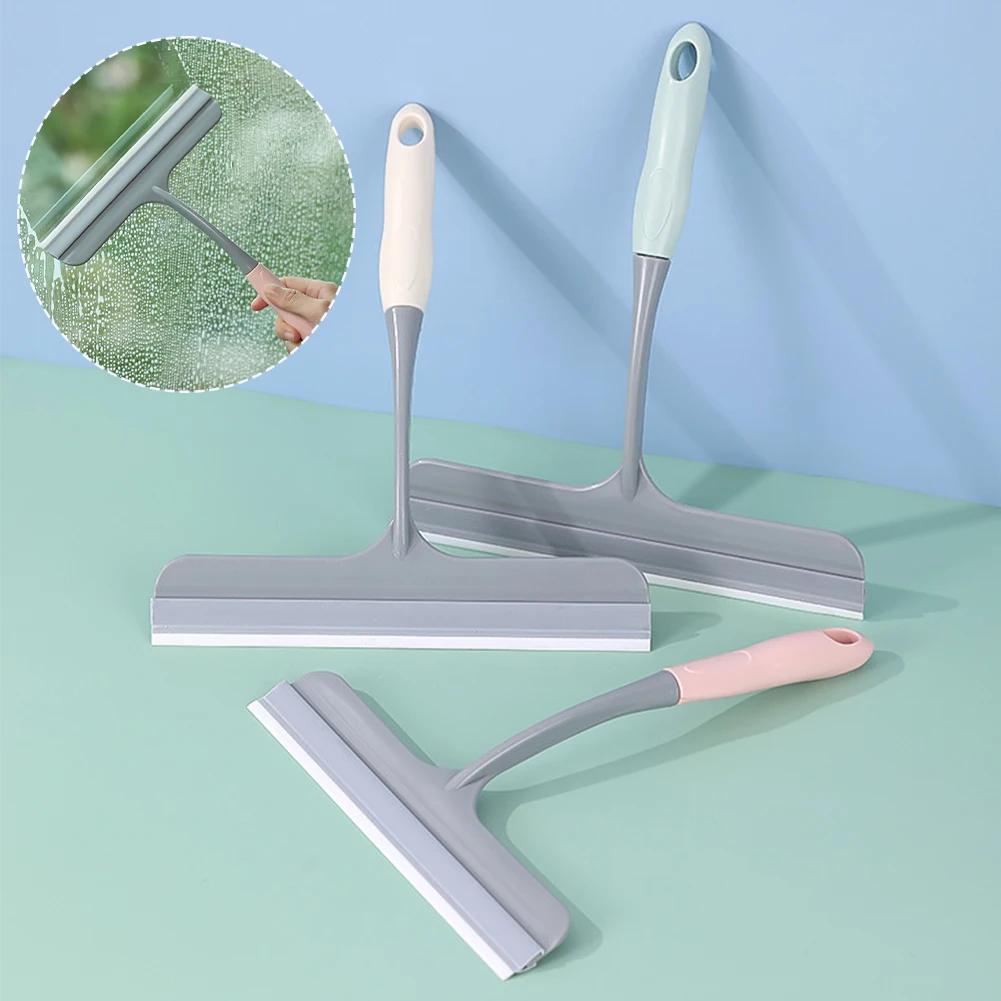 1Pc Multi-Purpose Silicone Scraping Washing Household Window Bathroom Kitchen Glass Cleaning Tool Floor Surface Small Wiper