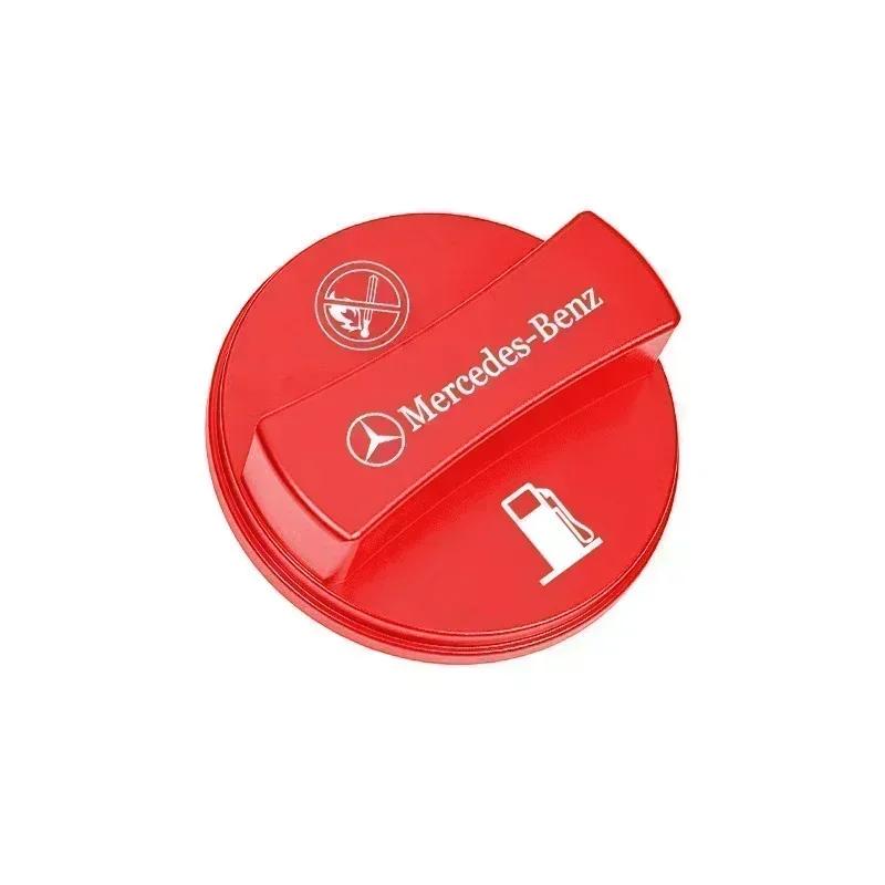 Aluminum Alloy Car Fuel Tank Cap Petrol Box Decoration Accessories For Mercedes Benz AMG W204 W205 W203 W211 W212 W213 W201 W210