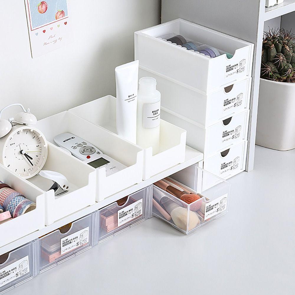 1Pcs Home Shelf Drawer Storage Box Mini Sundries Organizer Cosmetic Sorting Box