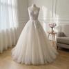 Robe de mariée pour couvrir le ventre rond 1011 nouvelle mariée Mori photo de voyage traîne pour accueillir les invités à la porte robe mariage léger
