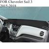 FOR Chevrolet Sail 3 2015-2018 Car Dash Mat Dashmat Dashboard Mat Cover Sun Shade Dash Board Cover Carpet  Accessories