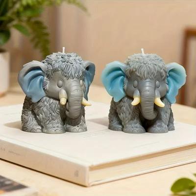 Top Quality 2026 New Elephant Silicone Mold for Handmade Soaps Candles Plaster Craft Ideal for Valentine's Day Easter Crafting