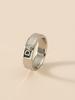 Elegant European and American Fashion Jewelry Stainless Steel DAD Ring.