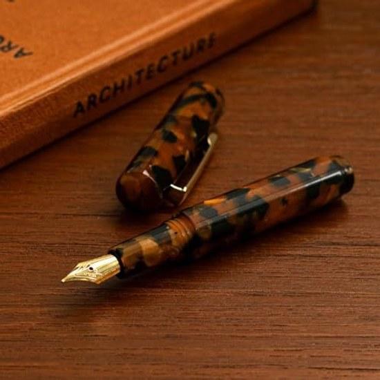 Attache Marble Fountain Pen (Brown)