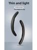 "Ultra-Thin Nappa Perforated Clip-On Steering Wheel Cover: Warm in Winter, Cool in Summer, Non-Slip Design"