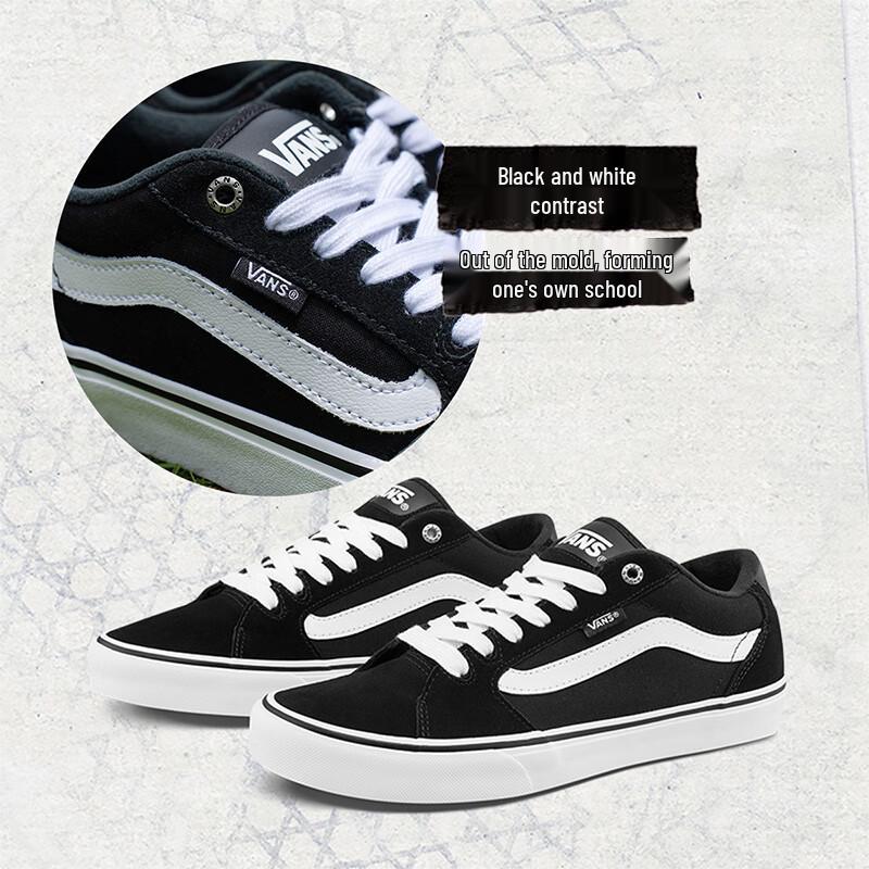 VANS Faulkner Classic Тонкий флис Кеды для скейтбординга 8.5