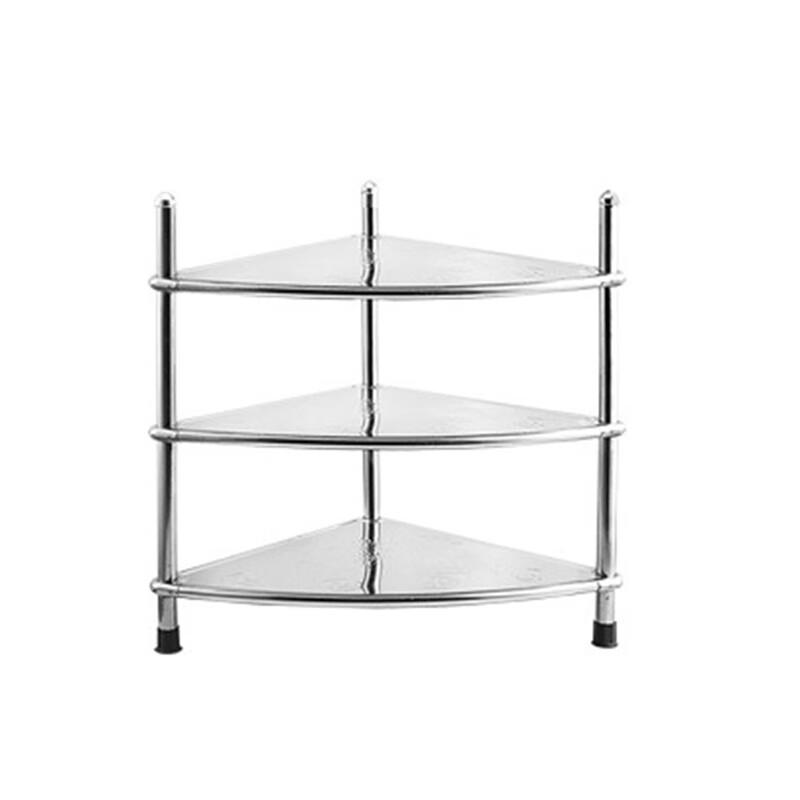 Yingbang Stainless Steel Corner Storage Shelf