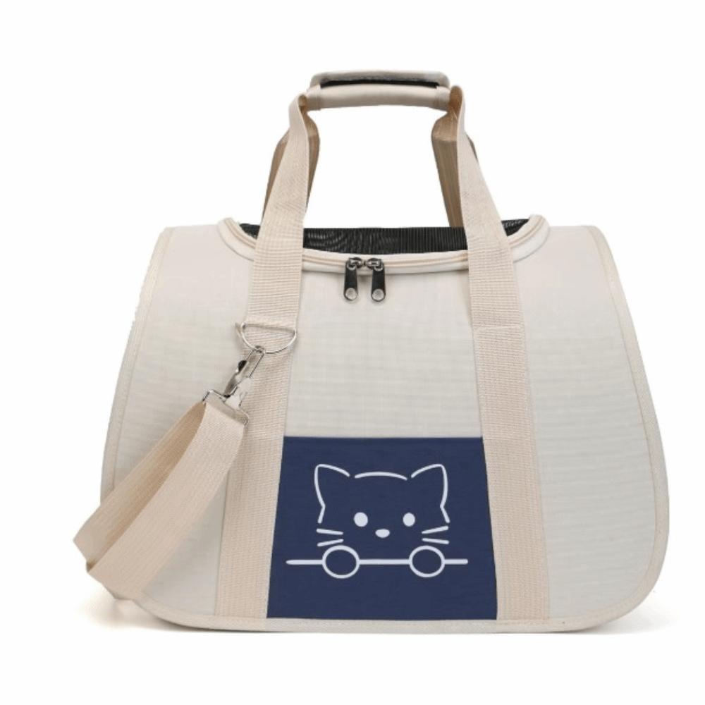 

Portable Cross Body Pet Backpack Large Capacity Pet Carrier New Outdoor Pet Carrier Pet Travel Type1-Dark Blue