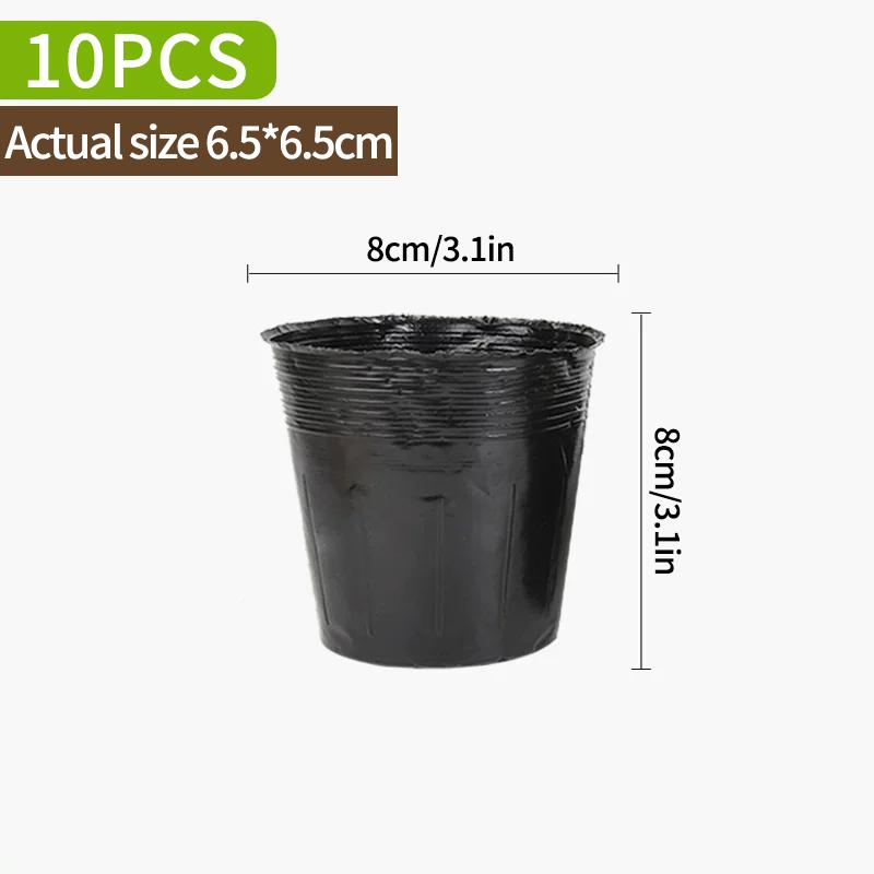 10/20/50Pcs Flower Pots Plant Seedling Pot Succulent Pots Home Garden Decoration Pots For Plants Gardening Supplies