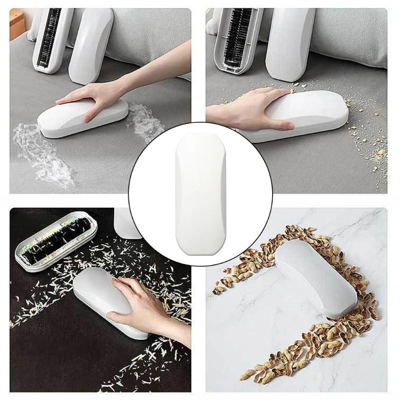 2PCS Pet Hair Remover Brush Integrated Sturdy Table Crumb Sweeper Lint Removal for Clothe Fluff Cleaner Sticky Dog Cat Pet Items