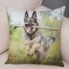 Sofa Home Pillowcase German Shepherd  Decoration Pet Animal Cushion,(7)