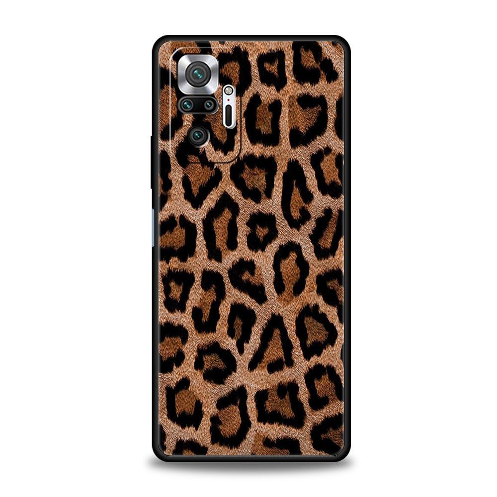 Fashion Tiger Leopard Print Phone Case For Xiaomi Redmi Note 14 13 12 Pro Plus 5G 9S 9 10 11 4G 14C 13C 12C 10C 9C 9A Soft Cover