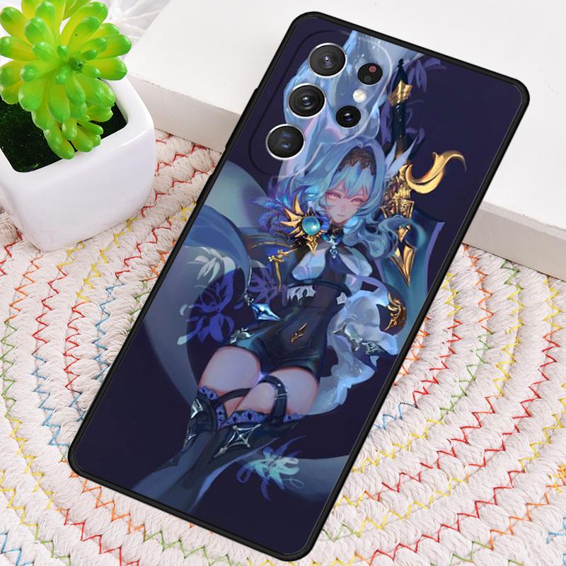 Genshin Impact Eula Game Silicone Phone Case For Samsung Galaxy Note 10 Pro S26 S25 S24 S23 S22 S21 Plus S25Ultra Capa Cover