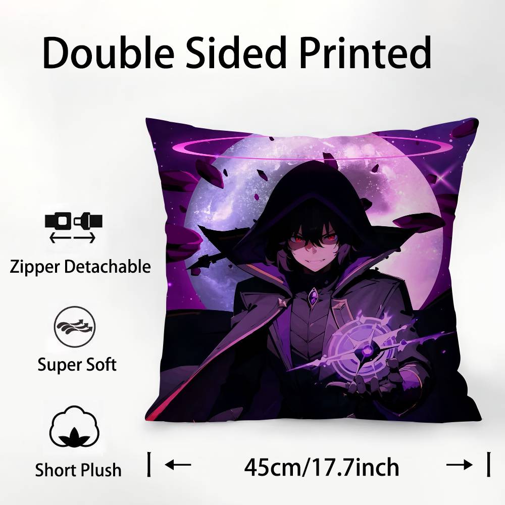 The Eminence in Shadow Pillow Case Plush Fabric Soft  Pillowcase Double Sided Print Cushion Cover Household Gifts