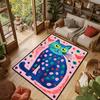 Cute Cartoon Large Area Carpet Living Room Cat Pattern Children's Room Soft Non-slip Floor Mat Kid Bedroom Decor Rugs Washable