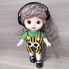 Cute 22cm Princess Girl Children's Set Toy Expression Doll Birthday Gift Dress Up Clothes