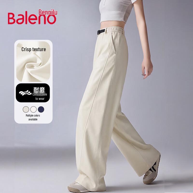 Baleno Men s American Retro Wide-Leg Cargo Pants S