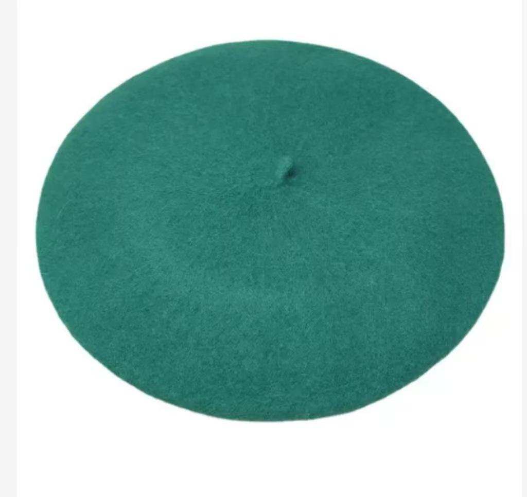 High Quality Non-pilling Wool Beret Women's Autumn and Winter Versatile Warm Painter Hat New