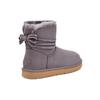 UGG Bailey Bling Bow Short Snow Boots Women boots Purple Gray 1120864-SHA