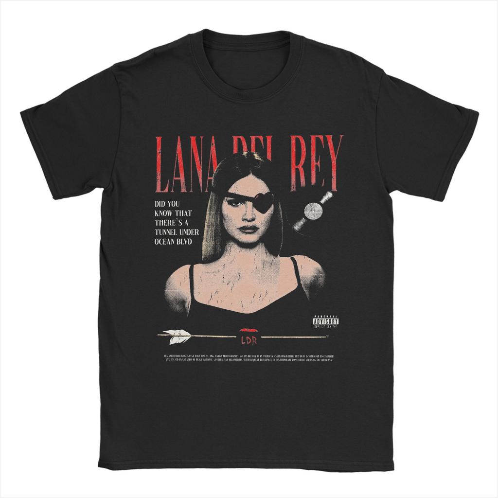 100 Cotton Tshirt Clothes Lana Del Rey Men Print Tshirt Summer Pure Cotton Women Retro Singer Album Print