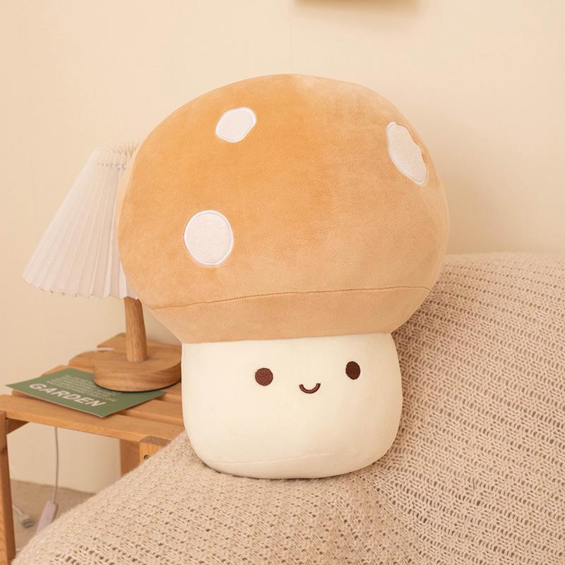 Mushroom Plush Toy – Cartoon Style Large Doll