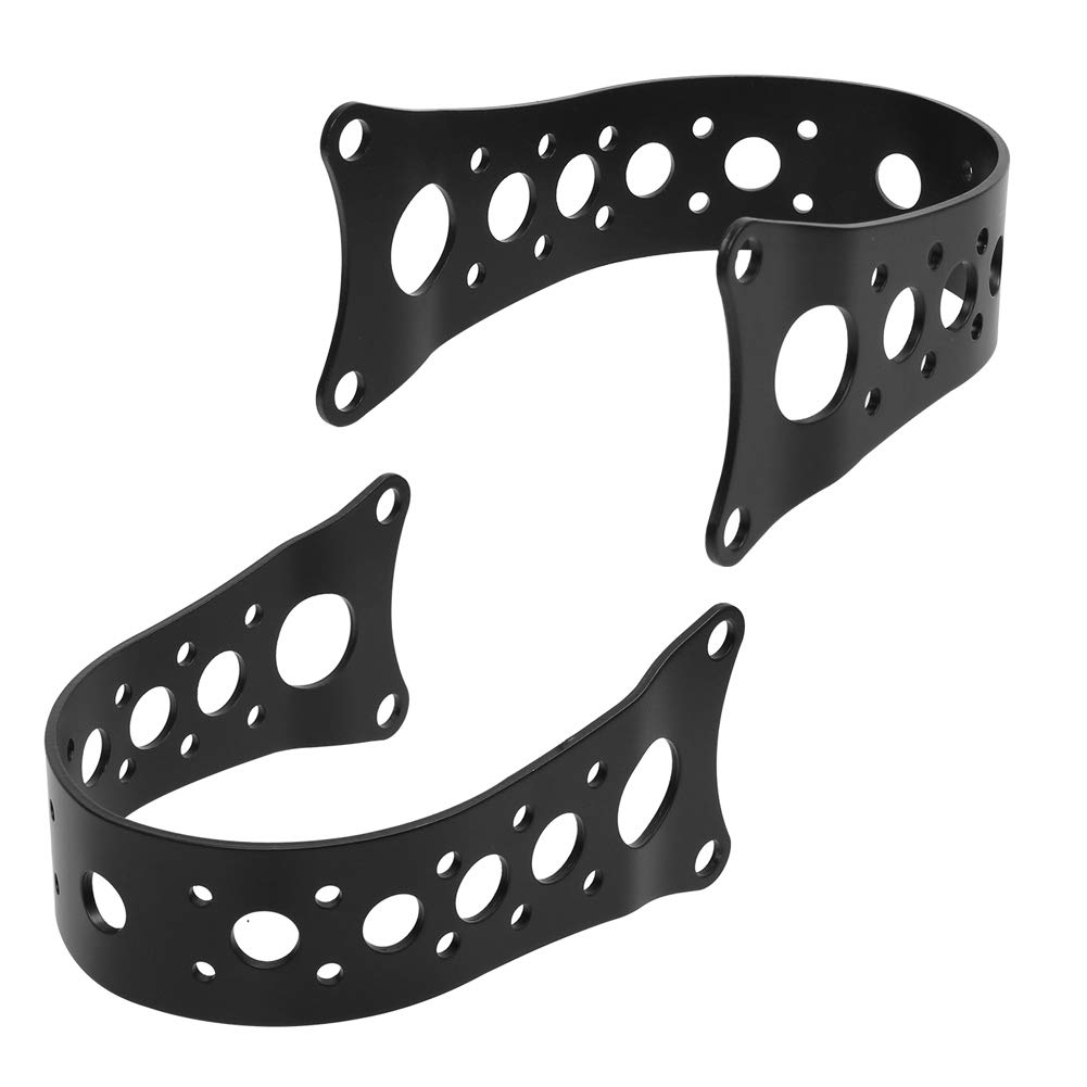 AQIMY MP-586-MB For Harley Front Fork Brace Bracket Steel Fits Sportster 883 1200 XL and More Models Matte Black