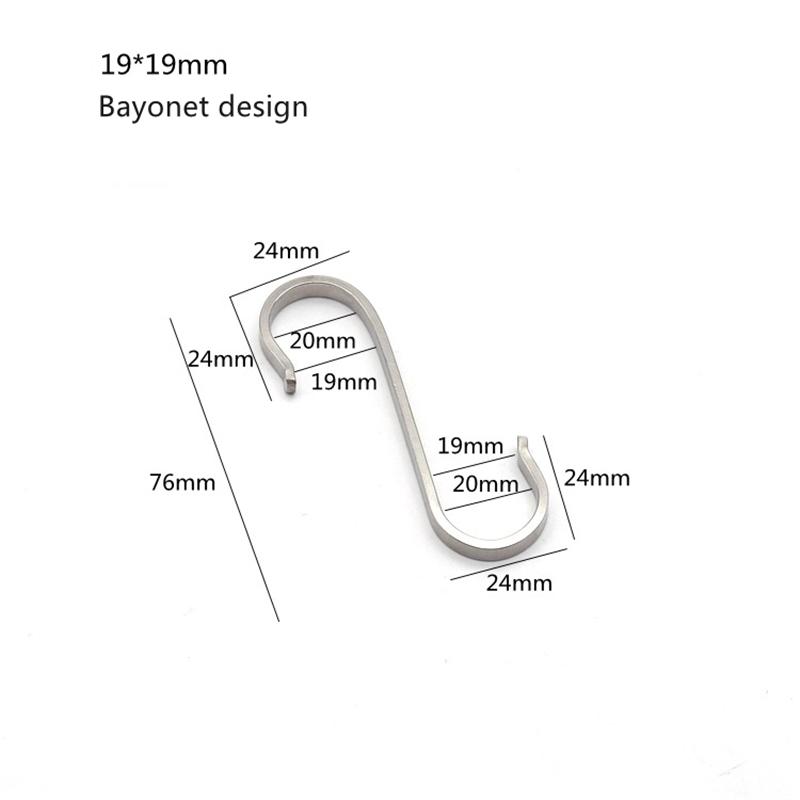 304 нержавеющая сталь S-образный крючок для балкона портативный многофункциональный кухонный многофункциональный перила для спальни S-образный крючок для вешалки оптом