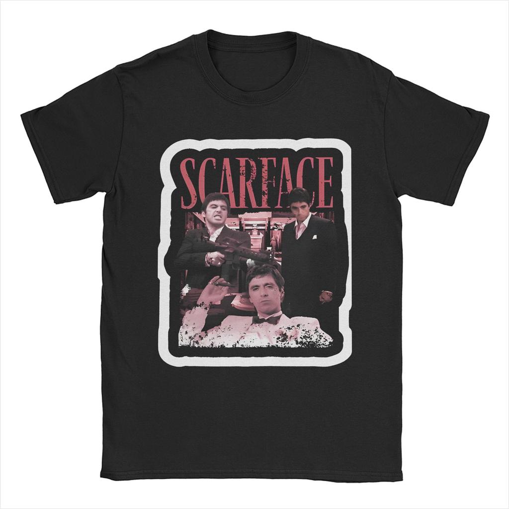 Mens Womens Scarface T Shirt Cotton Print T-Shirt  Clothing Outfits