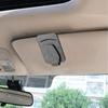 Visiera Portaocchiali Clip Portaocchiali da Sole per Auto in Pelle PU Portaocchiali per Auto Clip per Biglietti e Carte Occhiali Magnetici