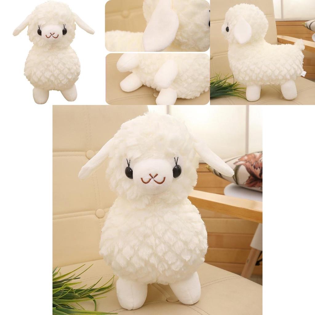 Cute Short Plush Sheep Doll Perfect Gift For Children's Birthday