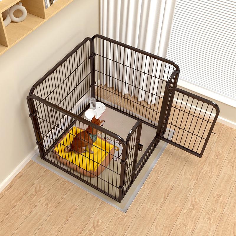 Foldable Dog Fence & Bed for Small to Medium Breeds - Corgi, Teddy, Bichon