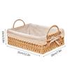 Imitation Rattan Rattan Storage Baskets Home Decoration Vegetable Fruit Hand-woven Baskets Multi-Purpose Toy Storage