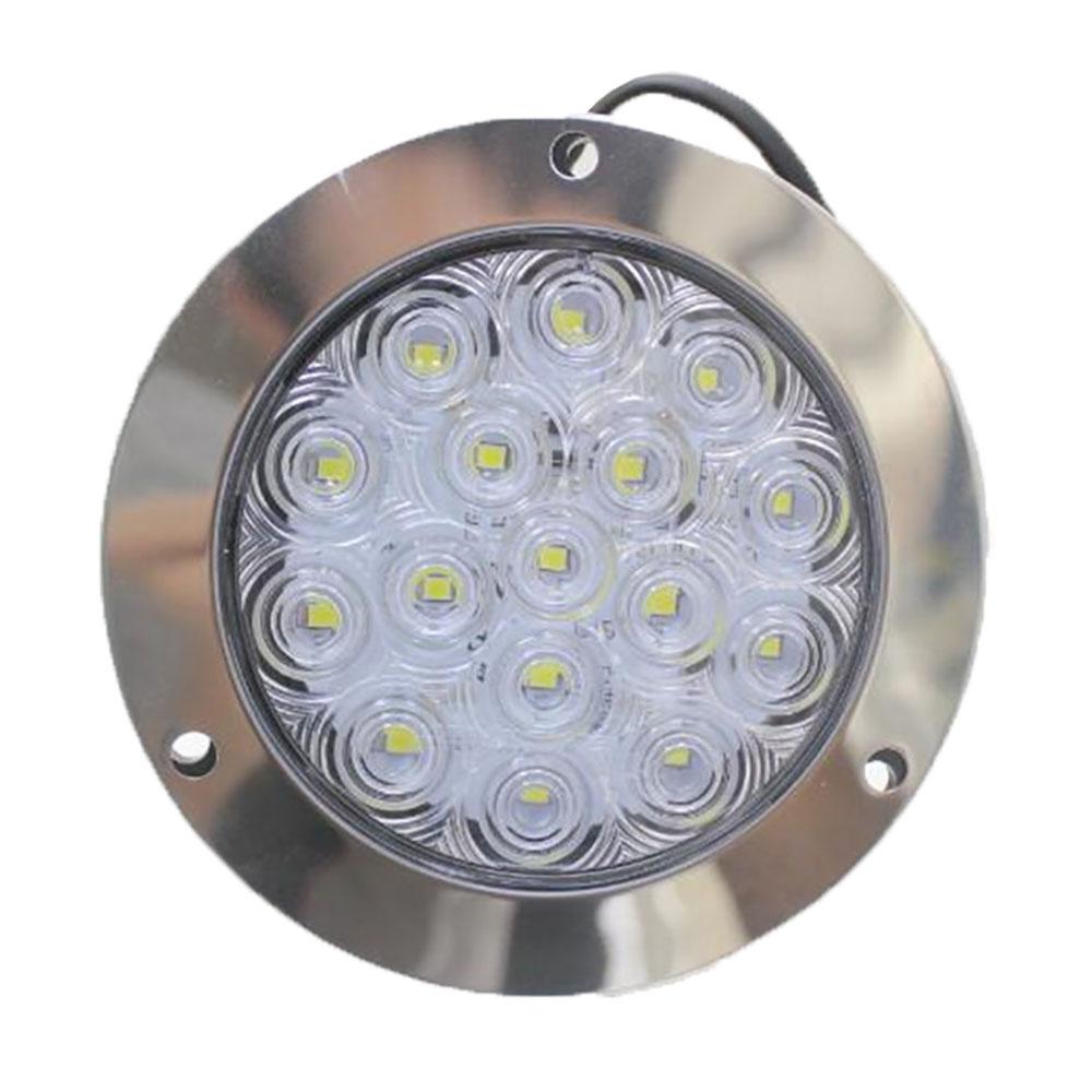 16Led Round Reverse Stop Rear Tail Light Truck Trailer Rv Brake Turn Signal Lamp
