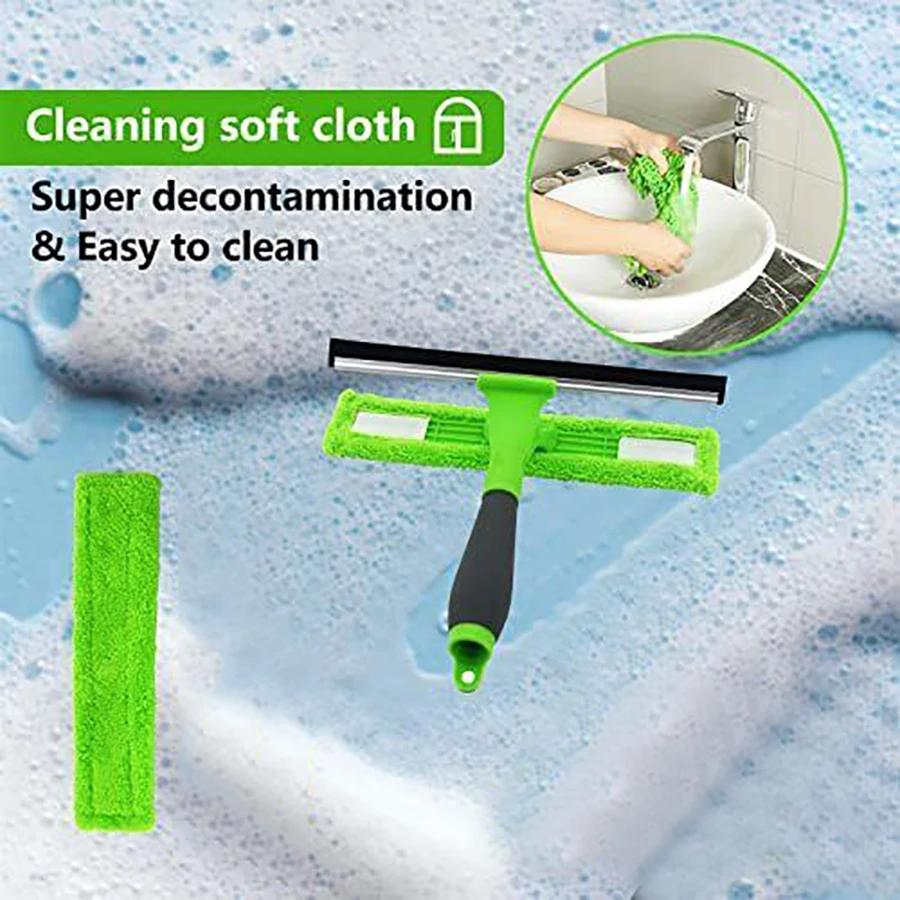 1set Household Windows Telescopic Glass Wiper Sponge Retractable Windshield Squeegee Cleaning Car Glass Door