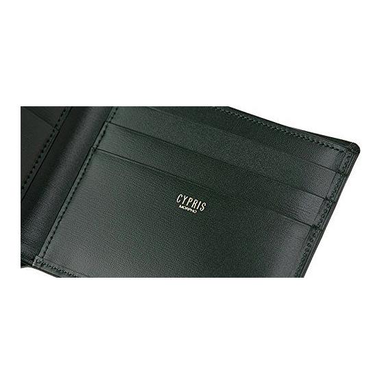 Used New [Chirps] Chirps Box Calf Bifold Wallet Card Billfold Made in Japan Father's Day Gift Birthday Present Boyfriend Green 4412(06)