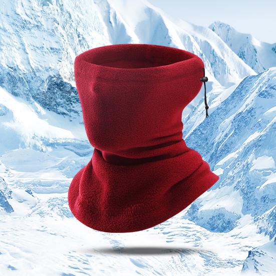 Winter Neck Gaiter Warmer for Men Women Windproof Fleece Lined Thermal Face Cushion Scarf Cold Weather Sport Accessory