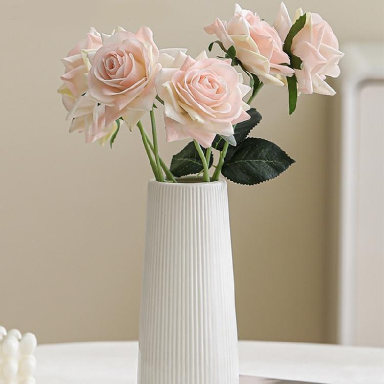 Rustics Farmhouse Vases Ceramic Flower Vases Decorative Vases for Shelf Coffee Dining Table Centerpieces Home Decors