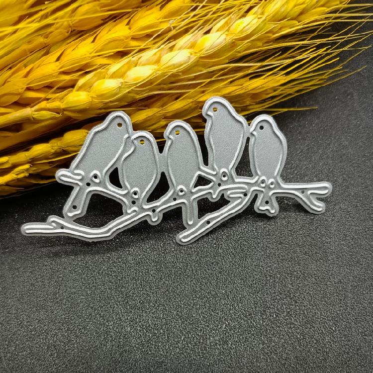 Tree Branch Bird Metal Cutting Dies DIY Stamps Embossing Scrapbooking