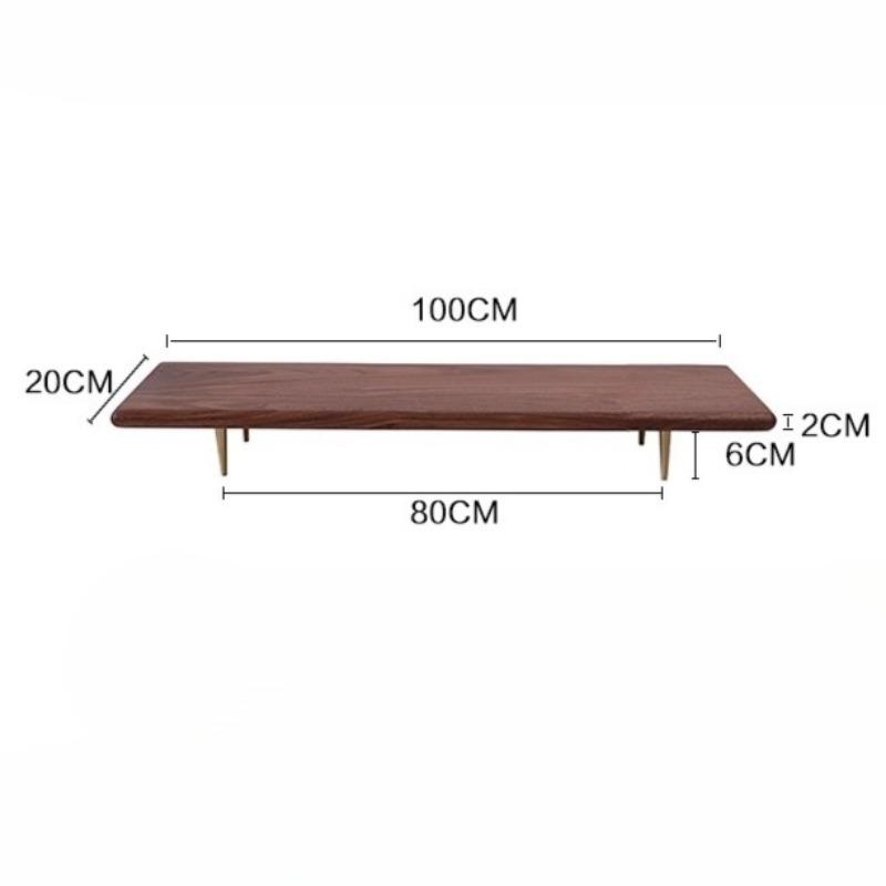 Wooden Monitor Stand Modern Elevated Desktop Storage Pad Multifunctional Luxury Side Table Bedroom Computer Tables Furniture