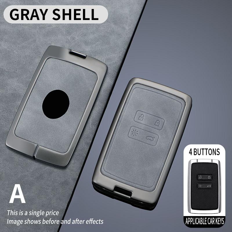 Car Key Case Cover For Renault Austral Kadjar Clio Megane Captur Arkana Koleos Zoe Scenic Dacia Sandain Accessories