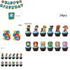 Paw Patrols Birthday Party Decor With Vibrant Balloons And Adorable Cupcake Toppers